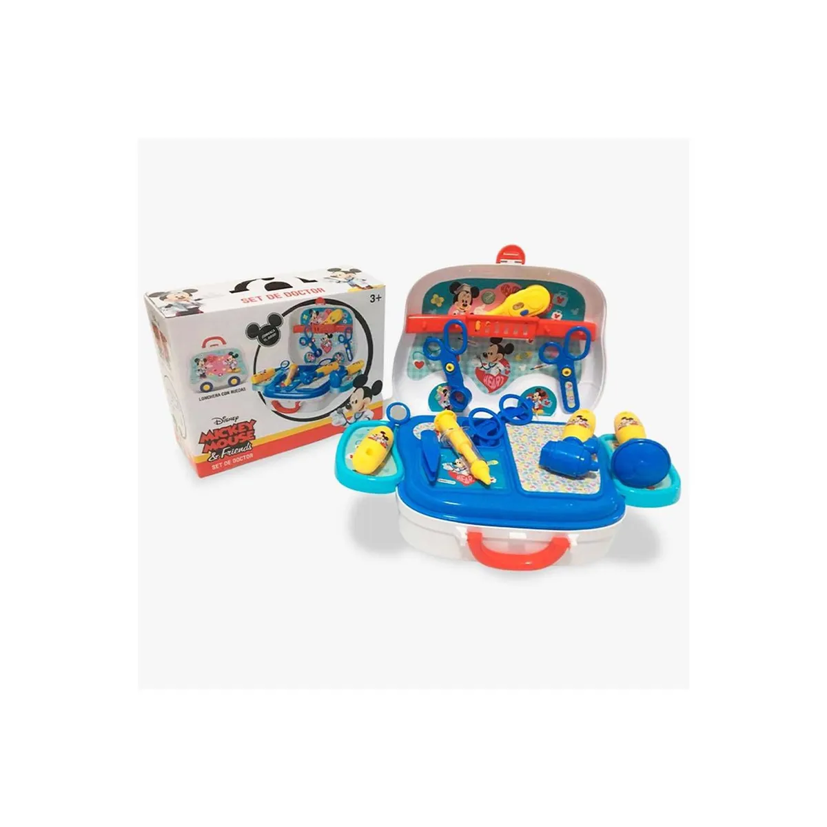 SET DE DOCTOR Y LONCHERA 2 EN 1 MICKEY MOUSE Y AMIGOS EODS008-918 - 2