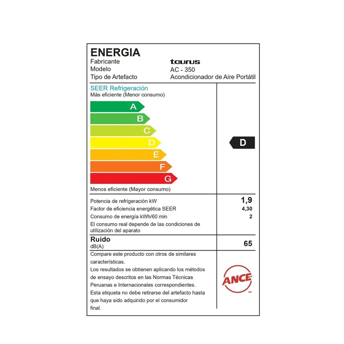 COMBO AIRE ACONDICIONADO TAURUS 3 EN 1 AC350 + CALEFACTOR S2000 - 7