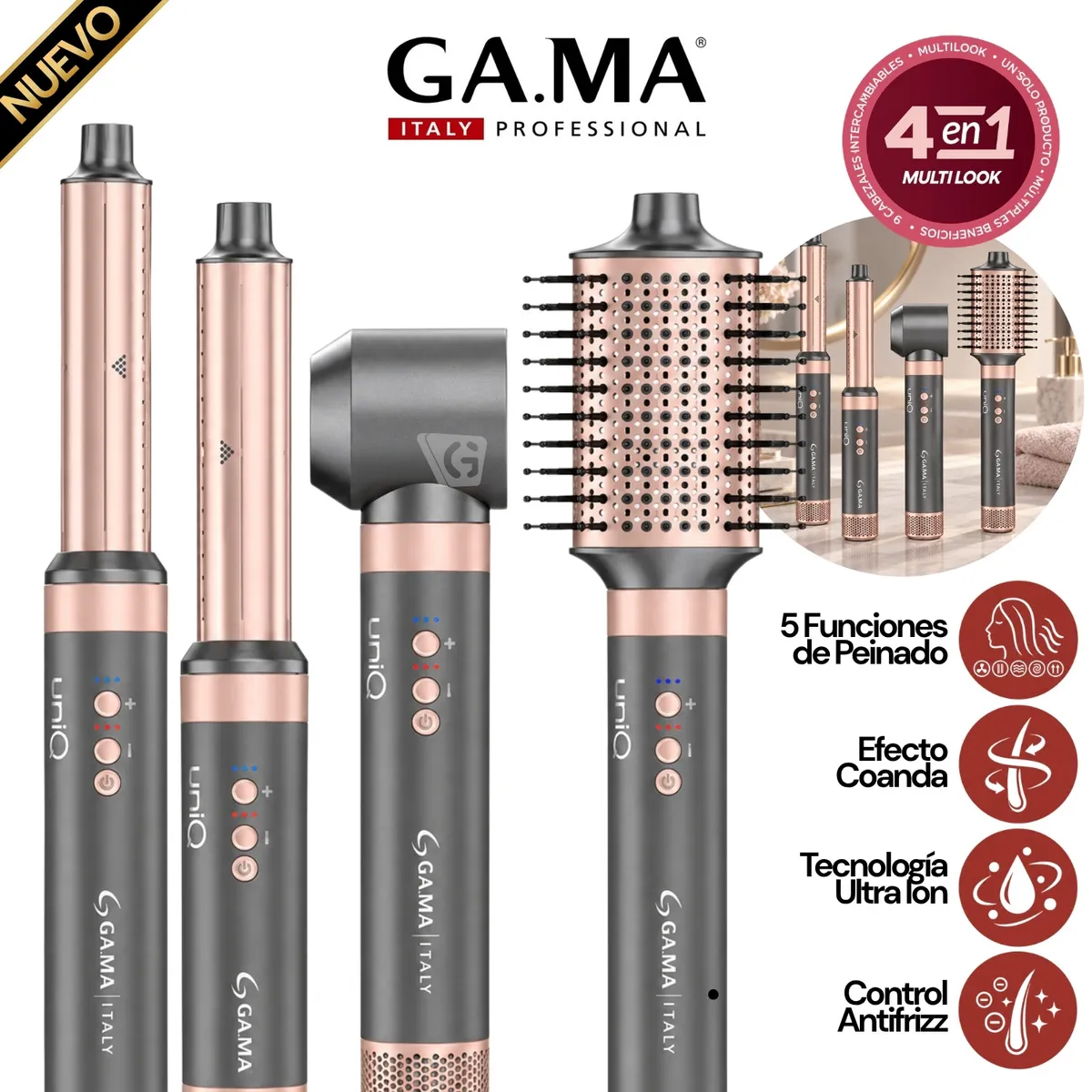 CEPILLO MULTISTYLE ITALY UNIQ FLOW 4 EN 1 – HDCBR0000000666 - 1
