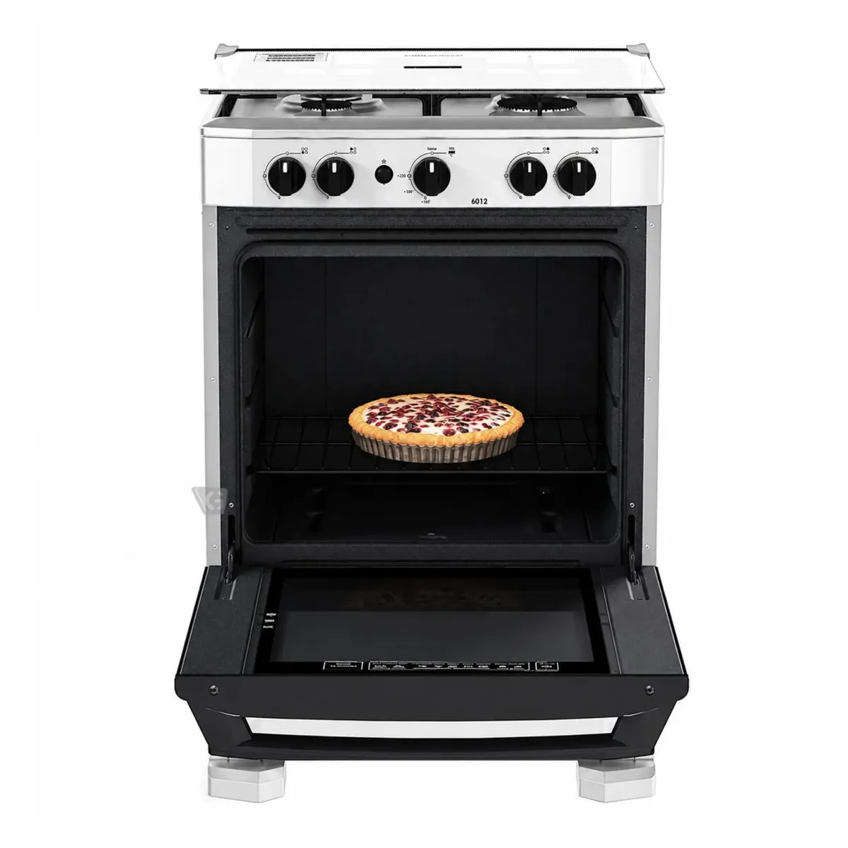 COCINA DE PISO A GAS 60 CM SILVER MABE - CMP6012AG1 - 5