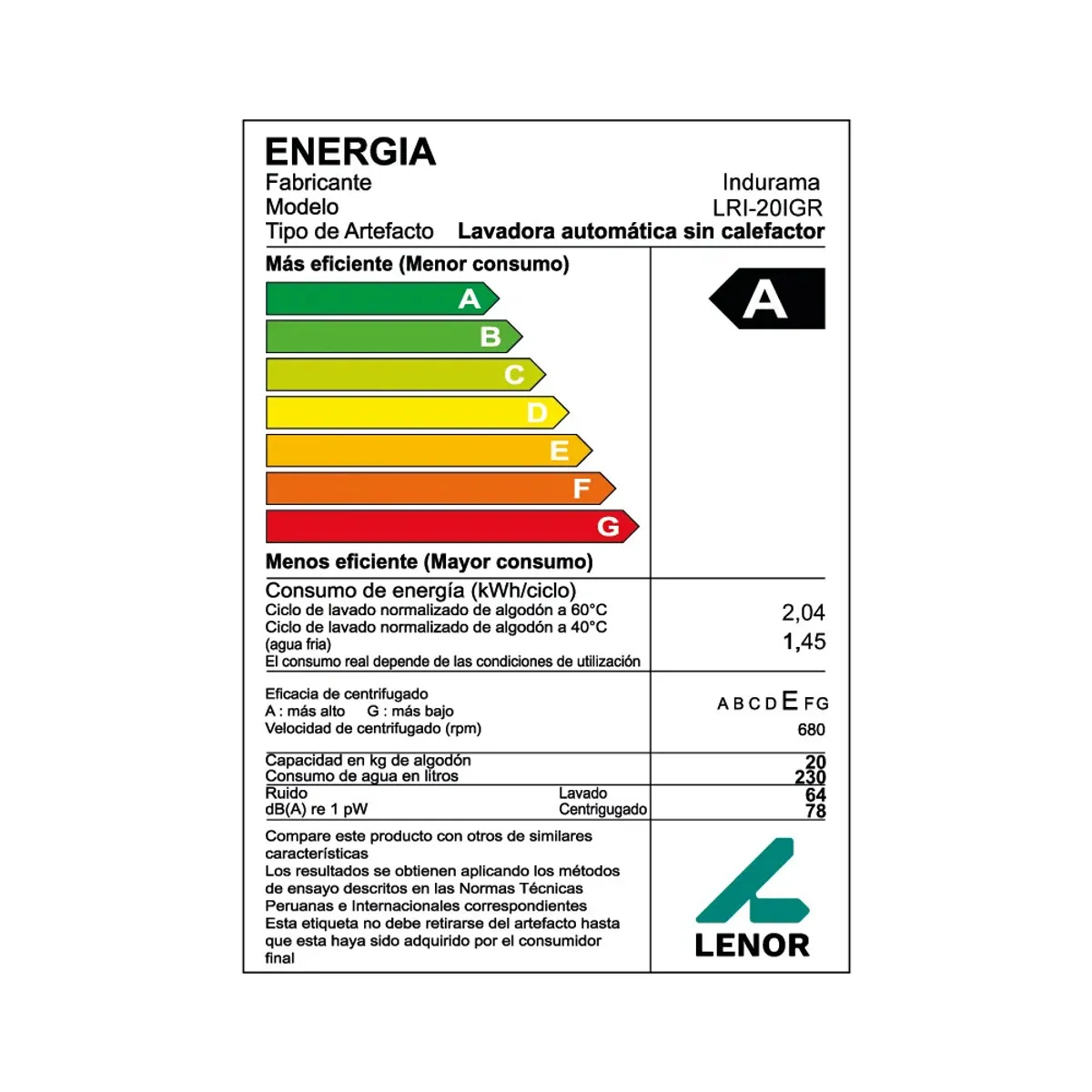 LAVADORA AUTOMÁTICA INVERTER 20 KG CARGA SUPERIOR GRIS INDURAMA LRI-20IGR - 8