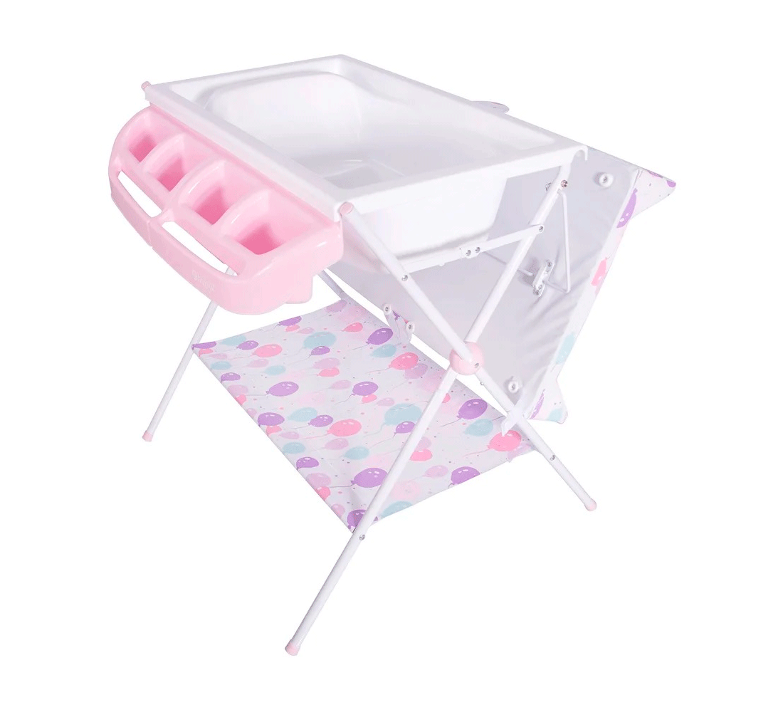 EBABY BAÑERA CAMBIADOR ROSADO MAXI 830 - 3