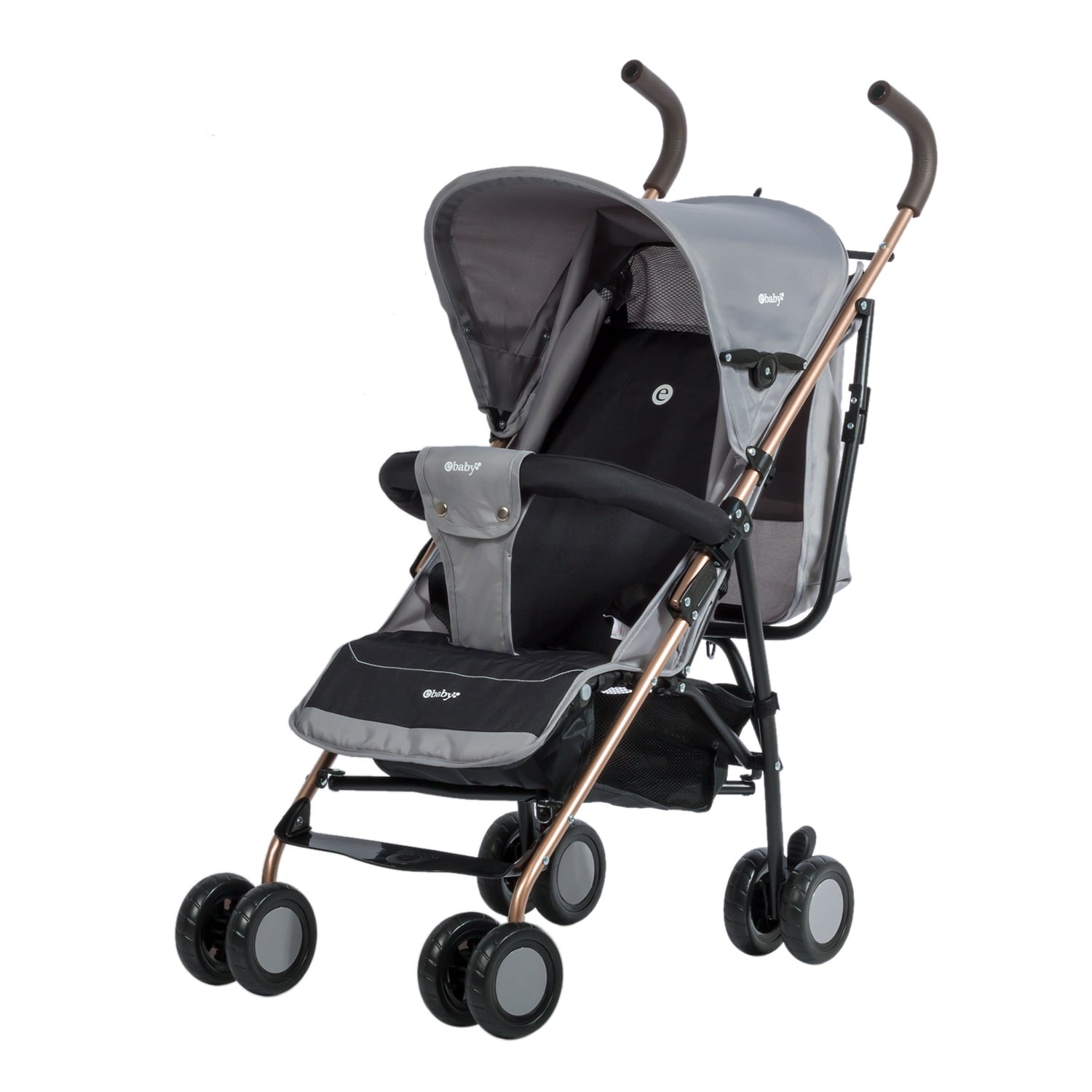 COCHE DE PASEO BASTON EBABY ZAZU EB217 GRIS - 1