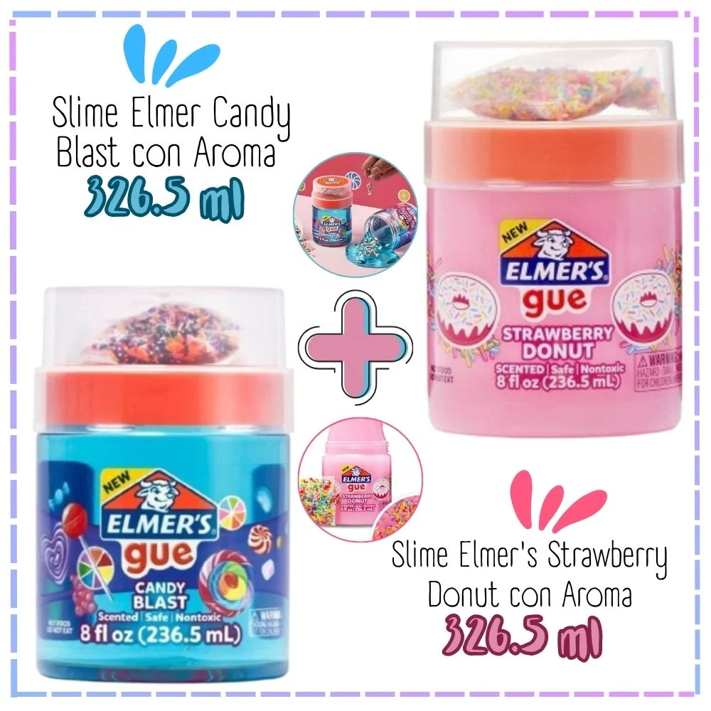 SLIME ELMER’S STRAWBERRY DONUT CON AROMA 326.5 ML – 2194460 - 1
