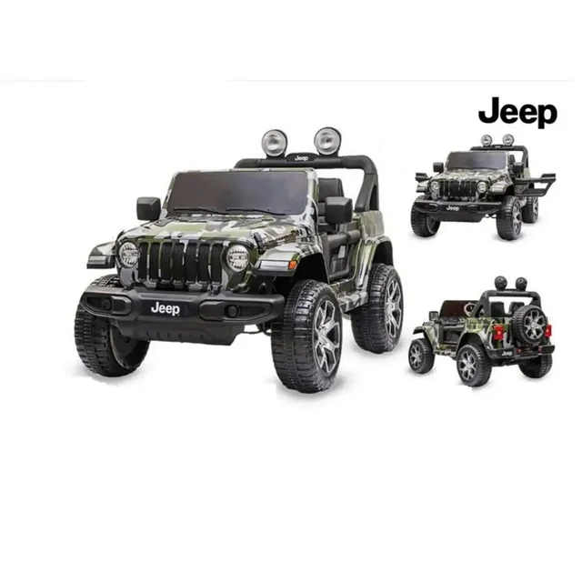 JEEP WRANGLER RUBICON 12V PANTALLA VIDEO USB VERDE - 1