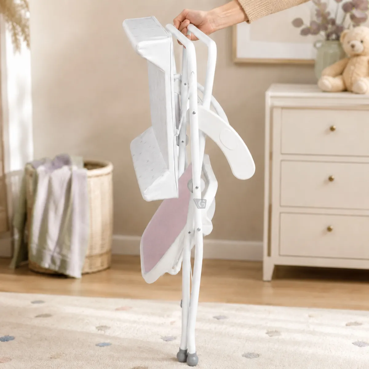 BAÑERA CAMBIADOR SPARK ROSADO - EBABY 821-1 - 7