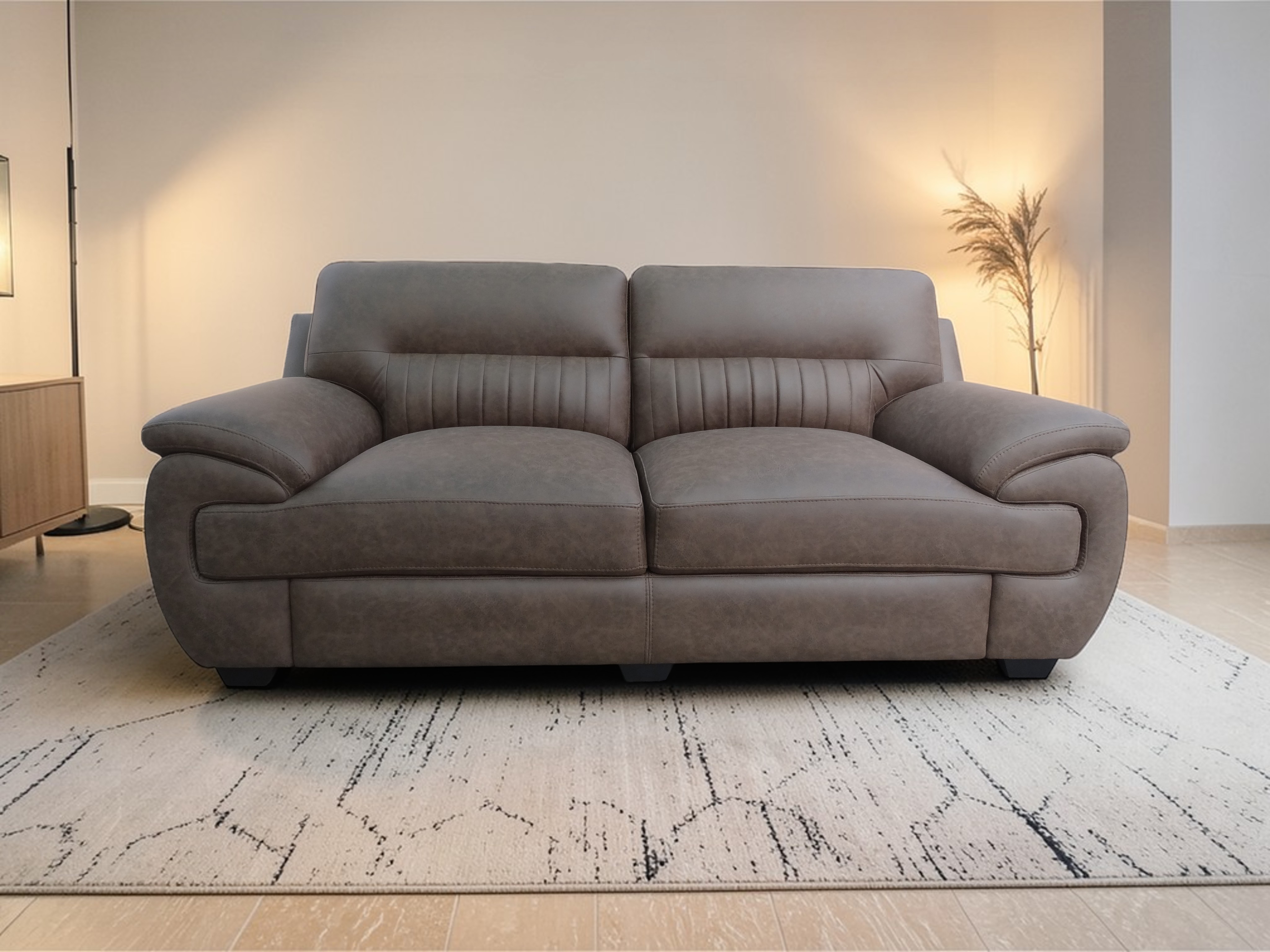 SOFA LINEA UNO ATLANTIC 3 CUERPOS GRIS - 1