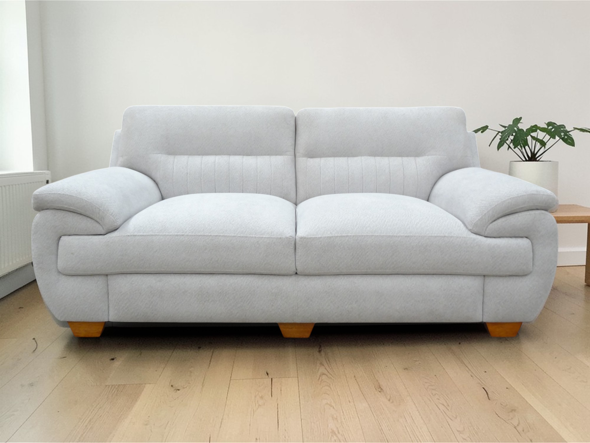 SOFA LINEA UNO ATLANTIC 3 CUERPOS GRIS - 1