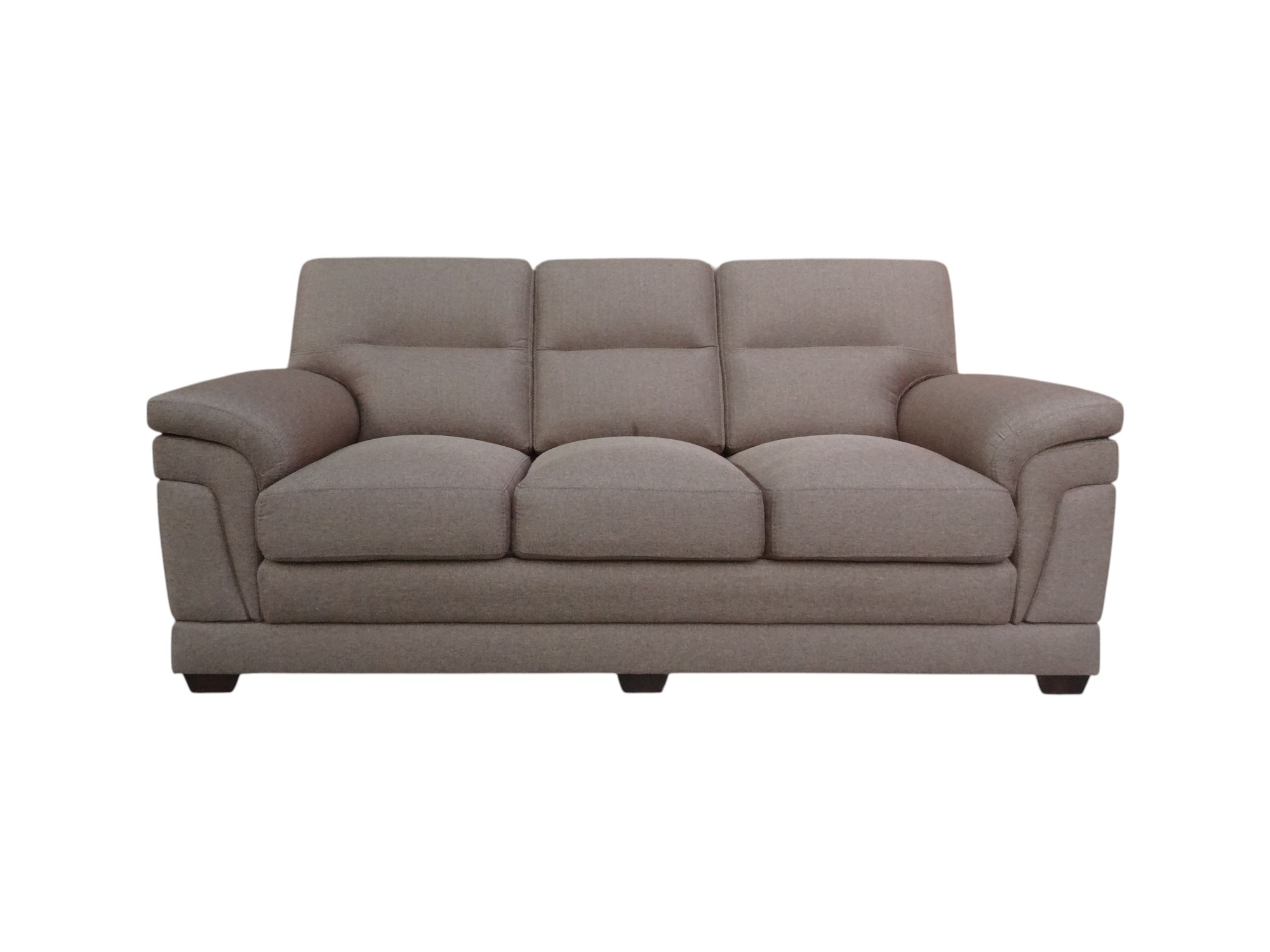 SOFA LINEA UNO BOSTON 3 CUERPOS TABACO - 3