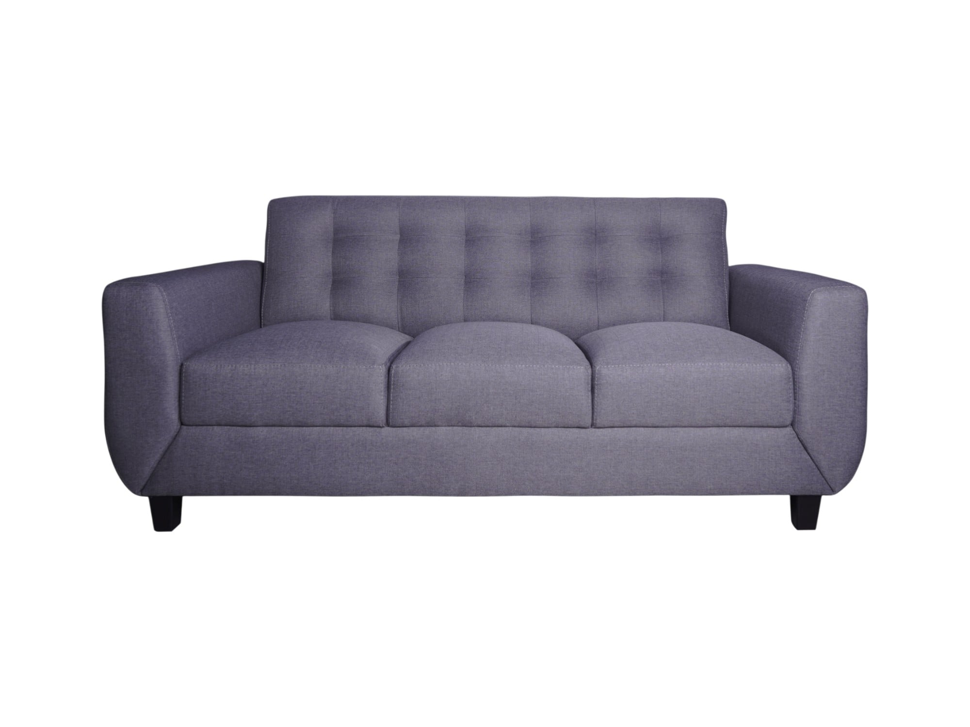 SOFA LINEA UNO KIA 3 CUERPOS PLATA - 2