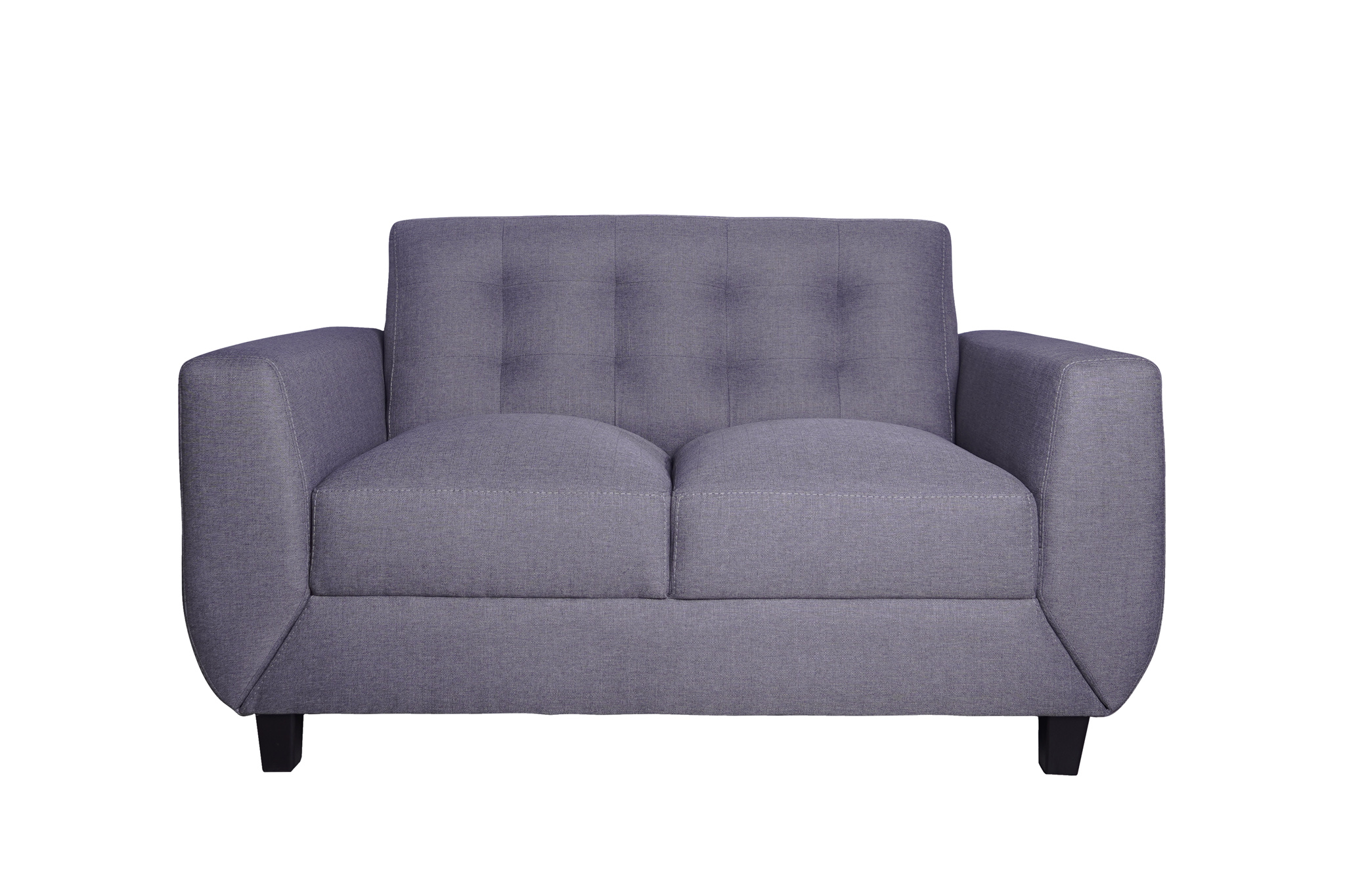 SOFA LINEA UNO KIA 2 CUERPOS PLATA - 2
