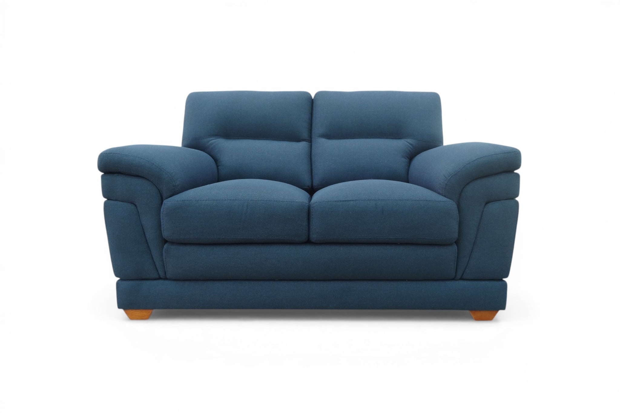 SOFA LINEA UNO MUEBLES BOSTON 2 CUERPOS AZUL - 3