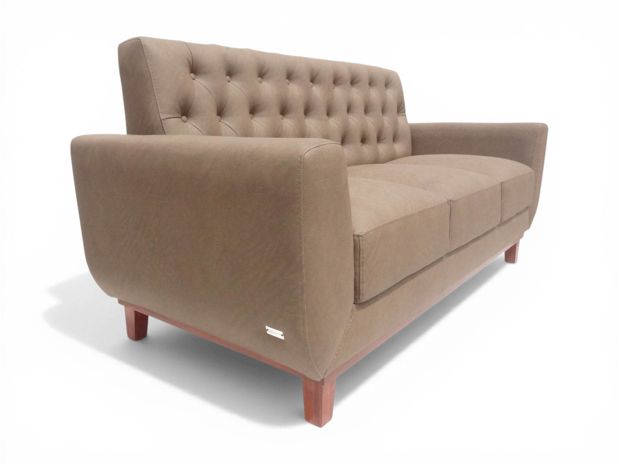 SOFA LINEA UNO MUEBLES VIENNA 3 CUERPOS TRIGO - 4