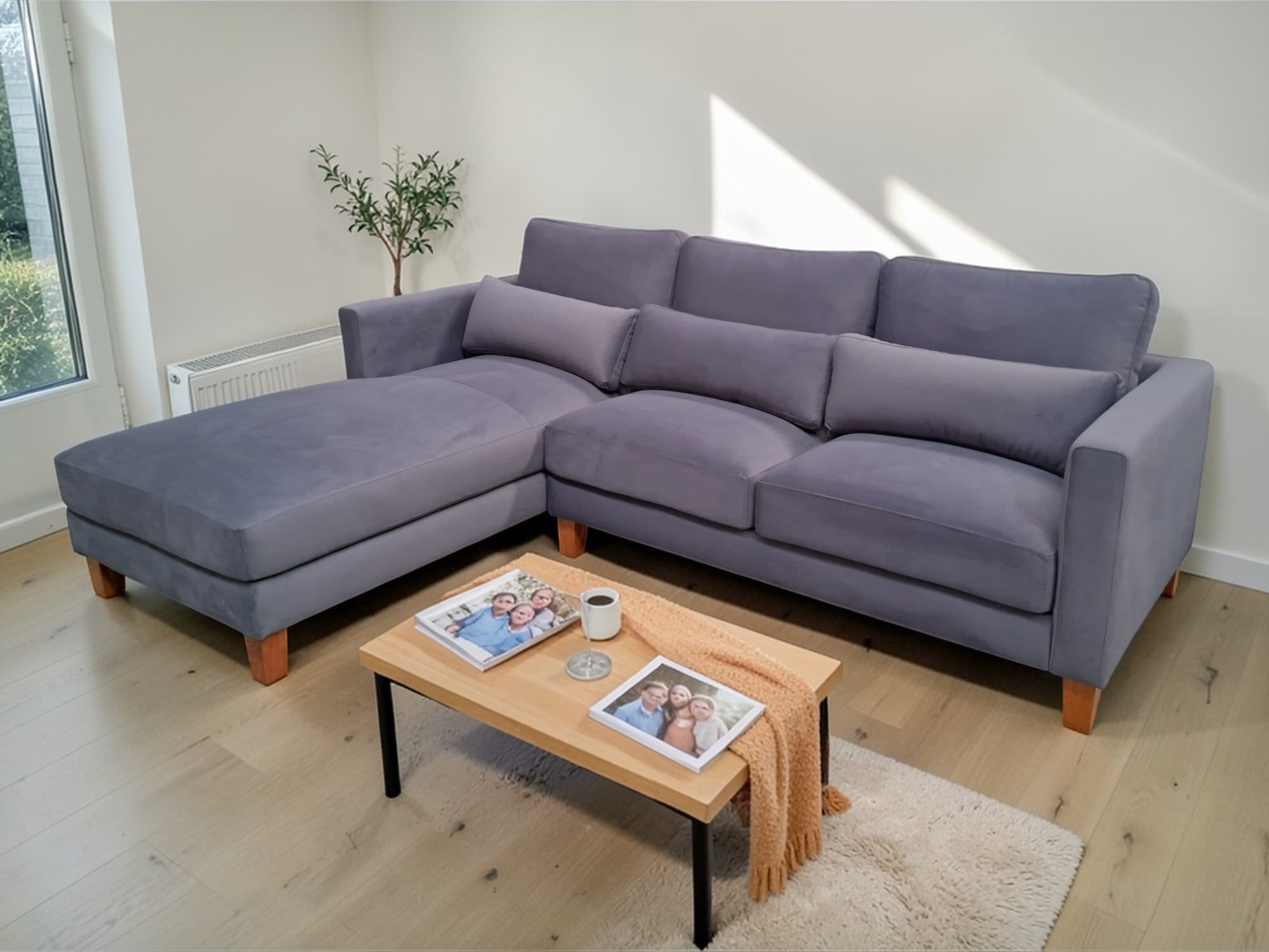 SECCIONAL LINEA UNO MUEBLES MARTINA HUMO - 1