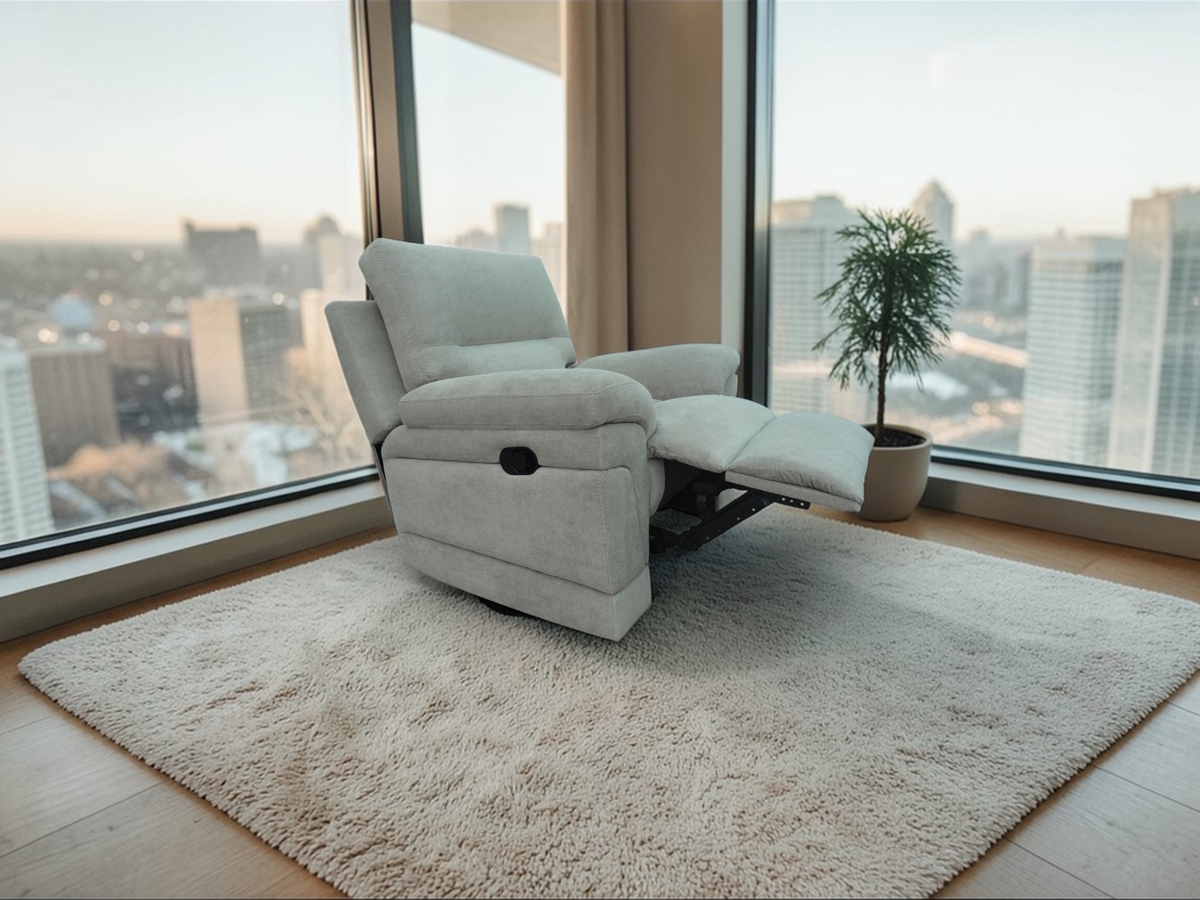 JUEGO SALA LÍNEA UNO MUEBLES BOSTON 3-2- RECLINABLE - 4