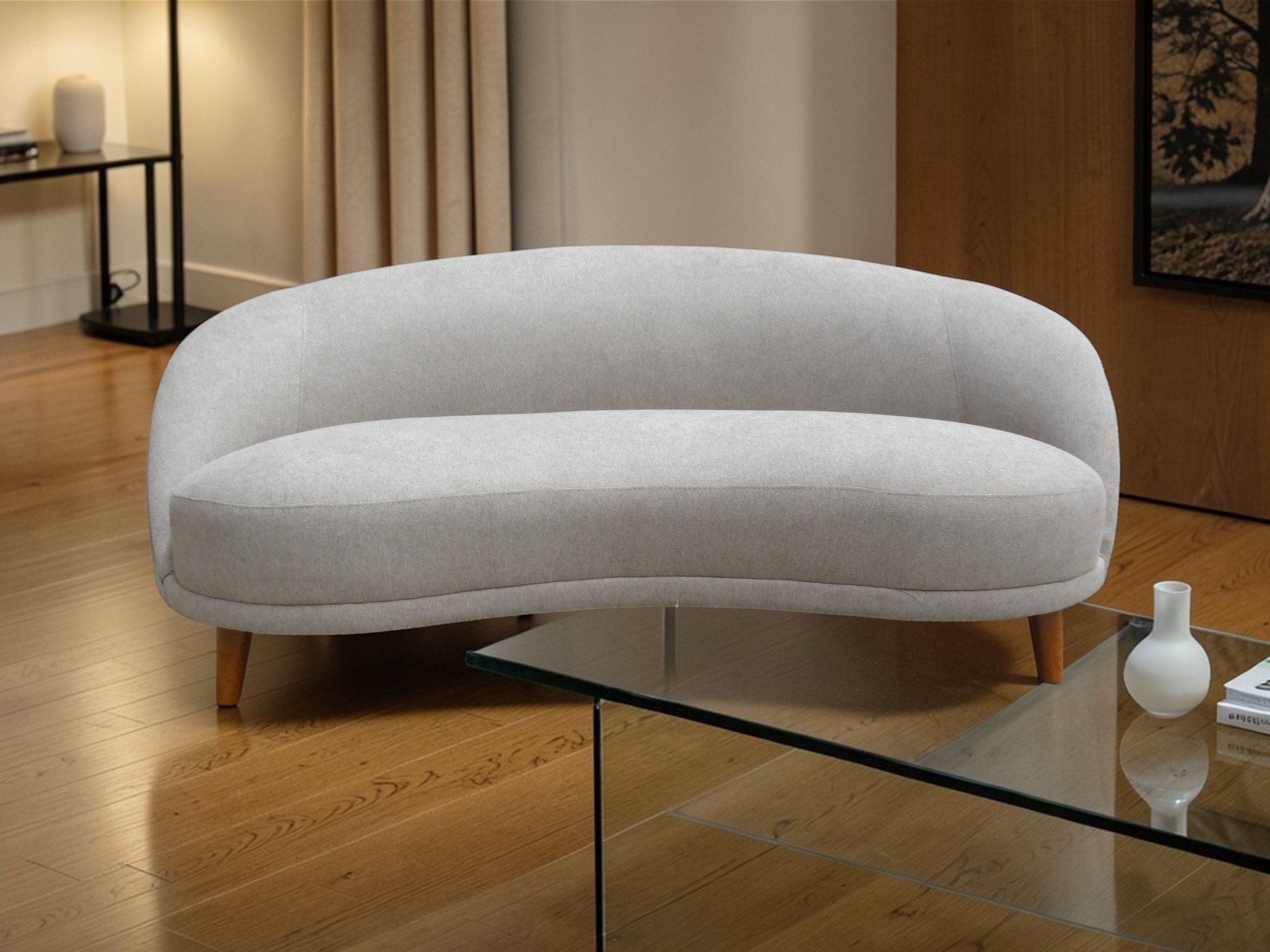 SOFÁ LÍNEA UNO MUEBLES CURVO XI 3 CUERPOS - 1