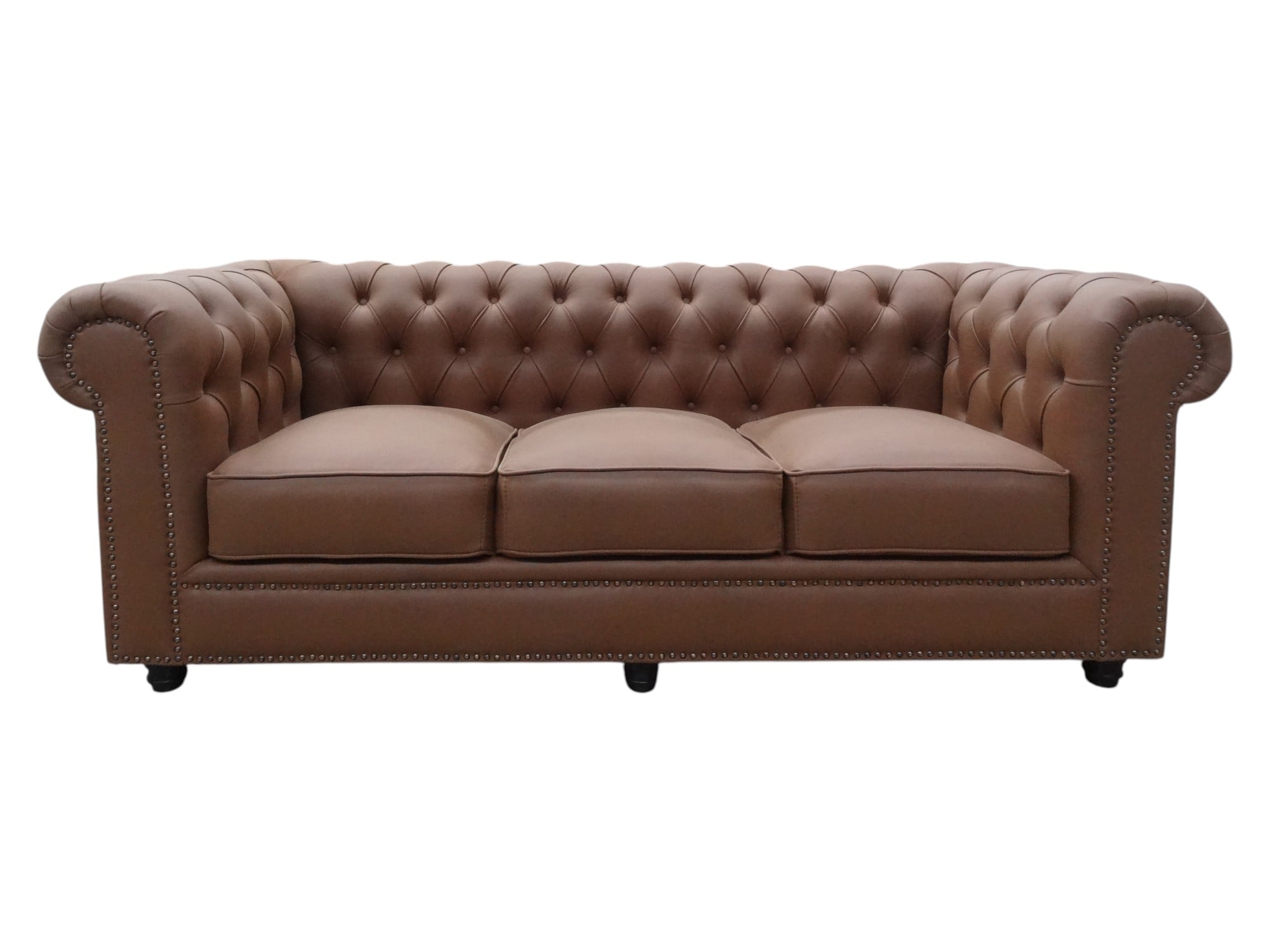 SOFÁ LÍNEA UNO MUEBLES CHESTERFIELD 3 CUERPOS - 3