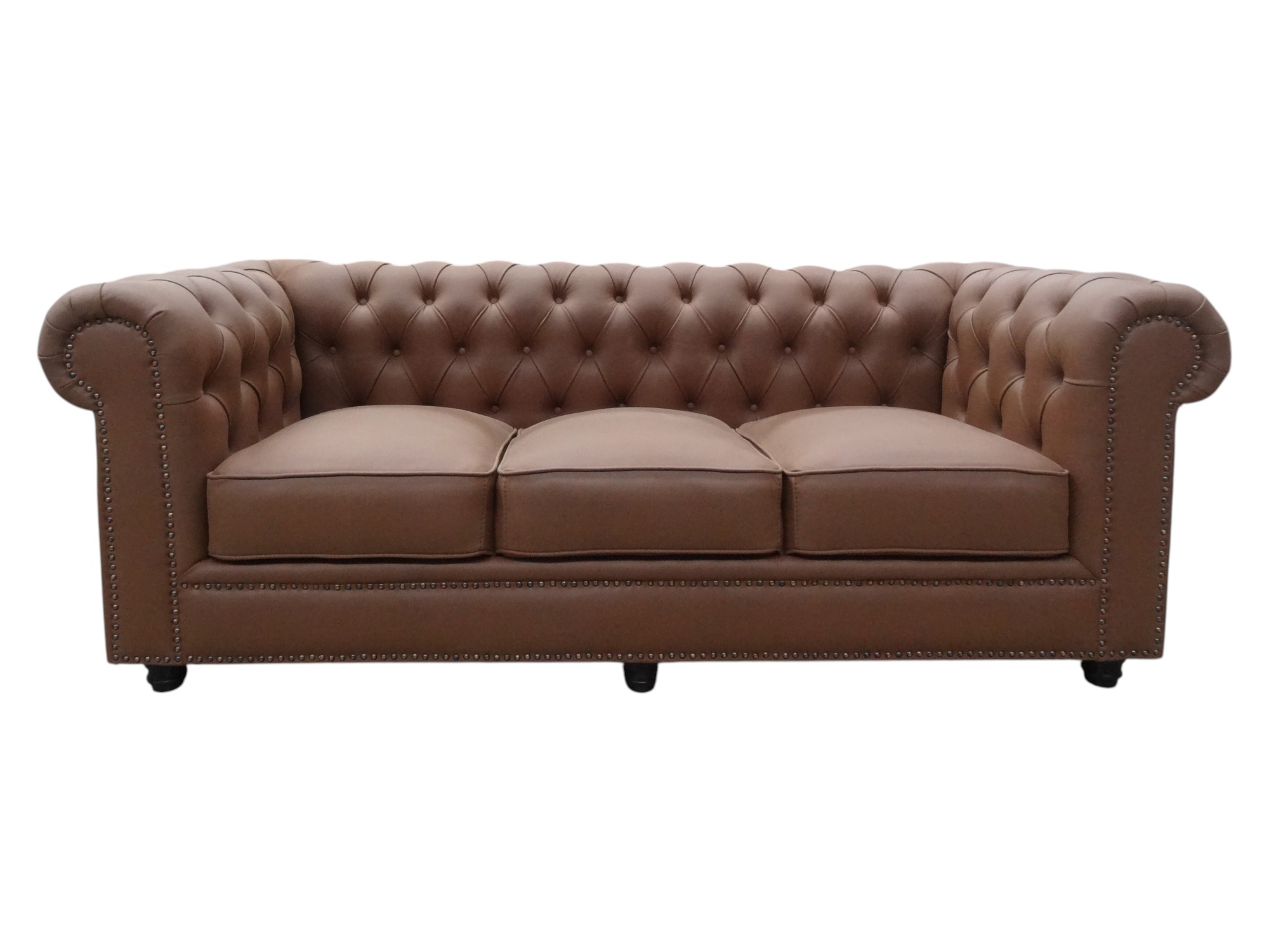 JUEGO SALA LÍNEA UNO MUEBLES CHESTERFIELD 3-2-1 CUERPOS - 6