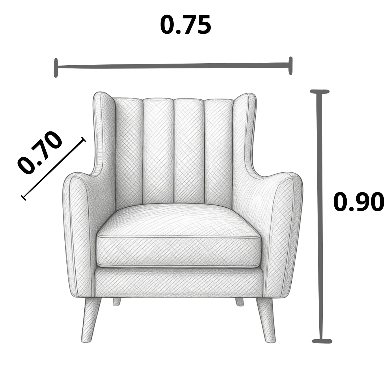 BUTACA SILLON LINEA UNO VINTANGE II ROSA - 3