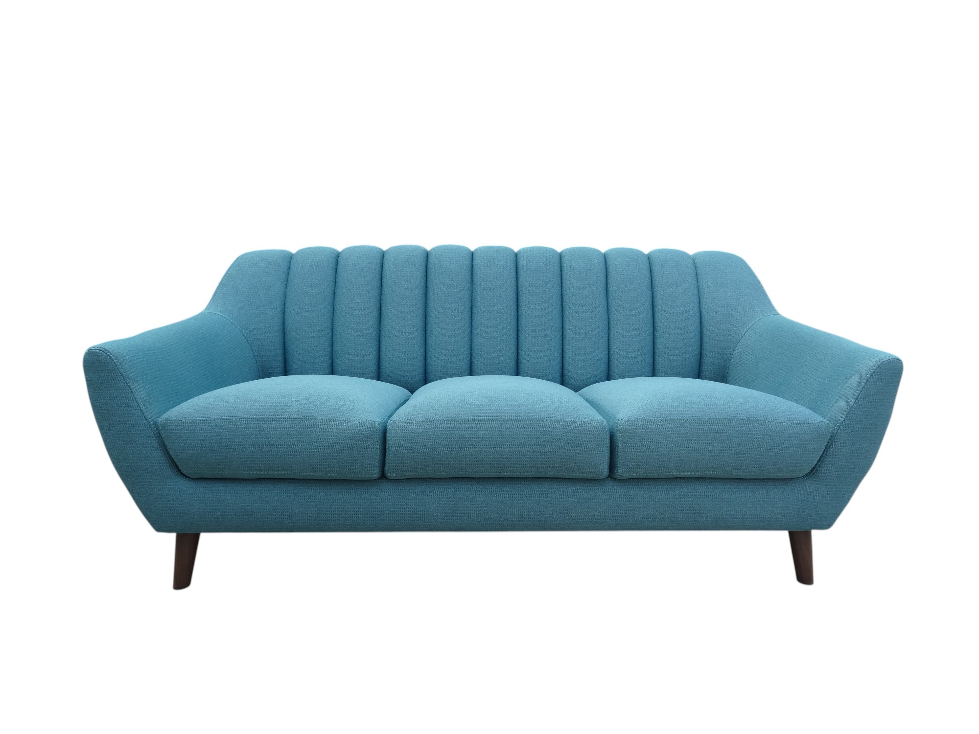 SOFA LINEA UNO MUEBLES 3 CUERPOS VALERIA TURQUEZA - 3