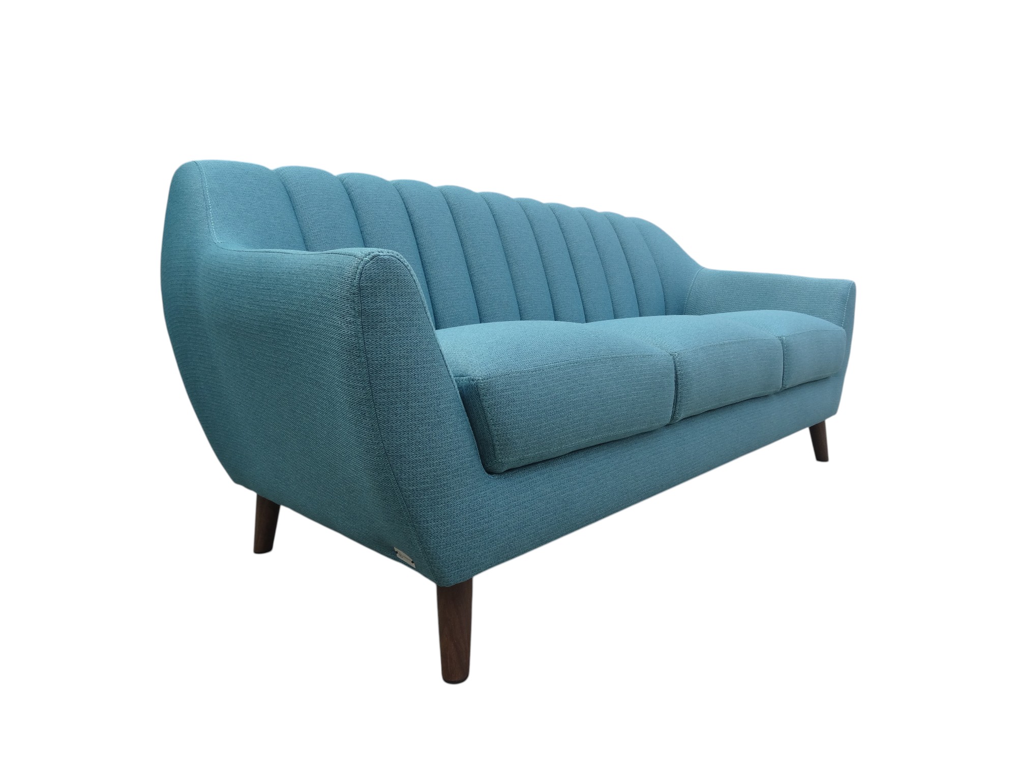 SOFA LINEA UNO MUEBLES 3 CUERPOS VALERIA TURQUEZA - 4