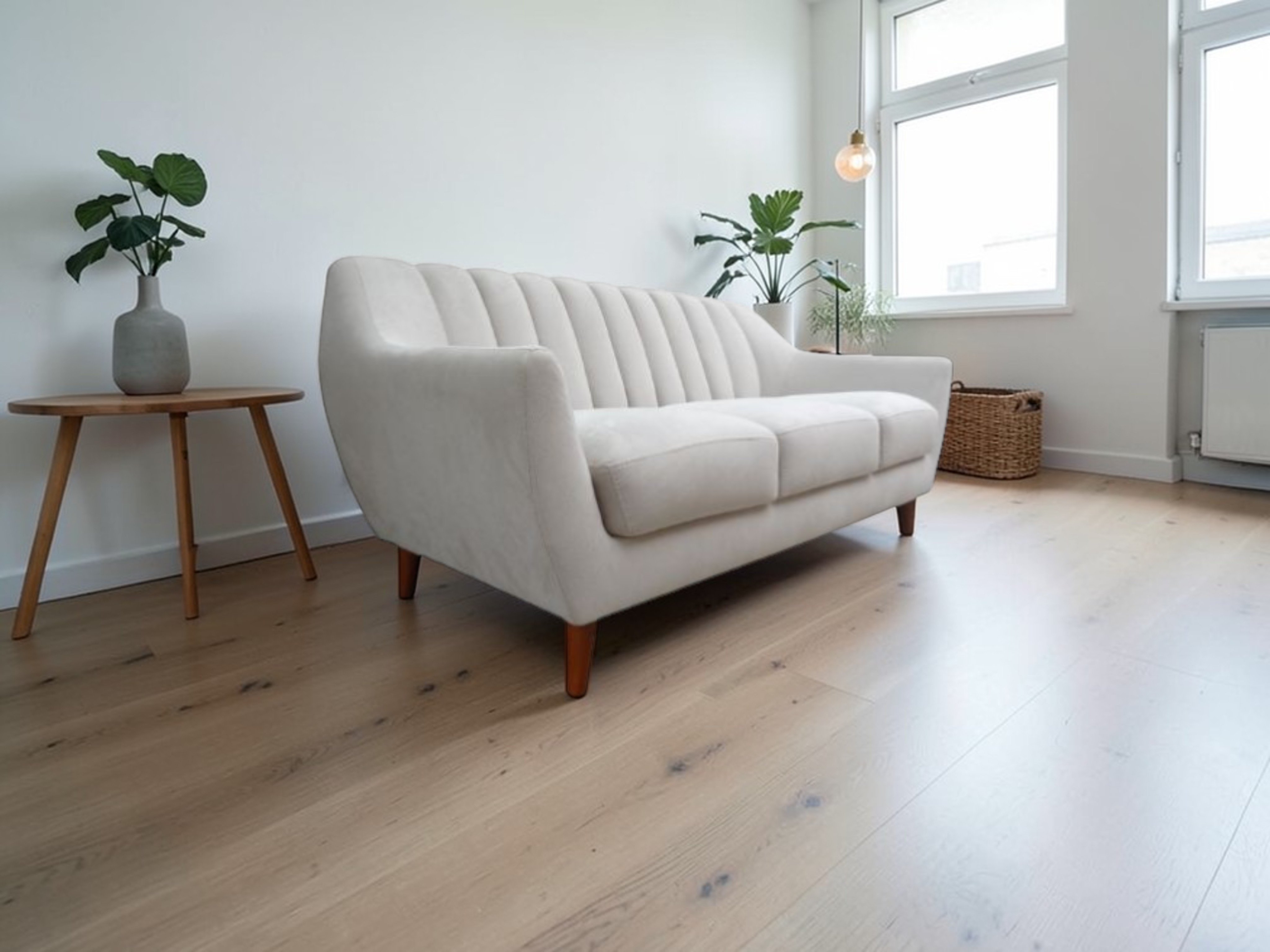 SOFA LINEA UNO MUEBLES 3 CUERPOS VALERIA MARFIL - 1