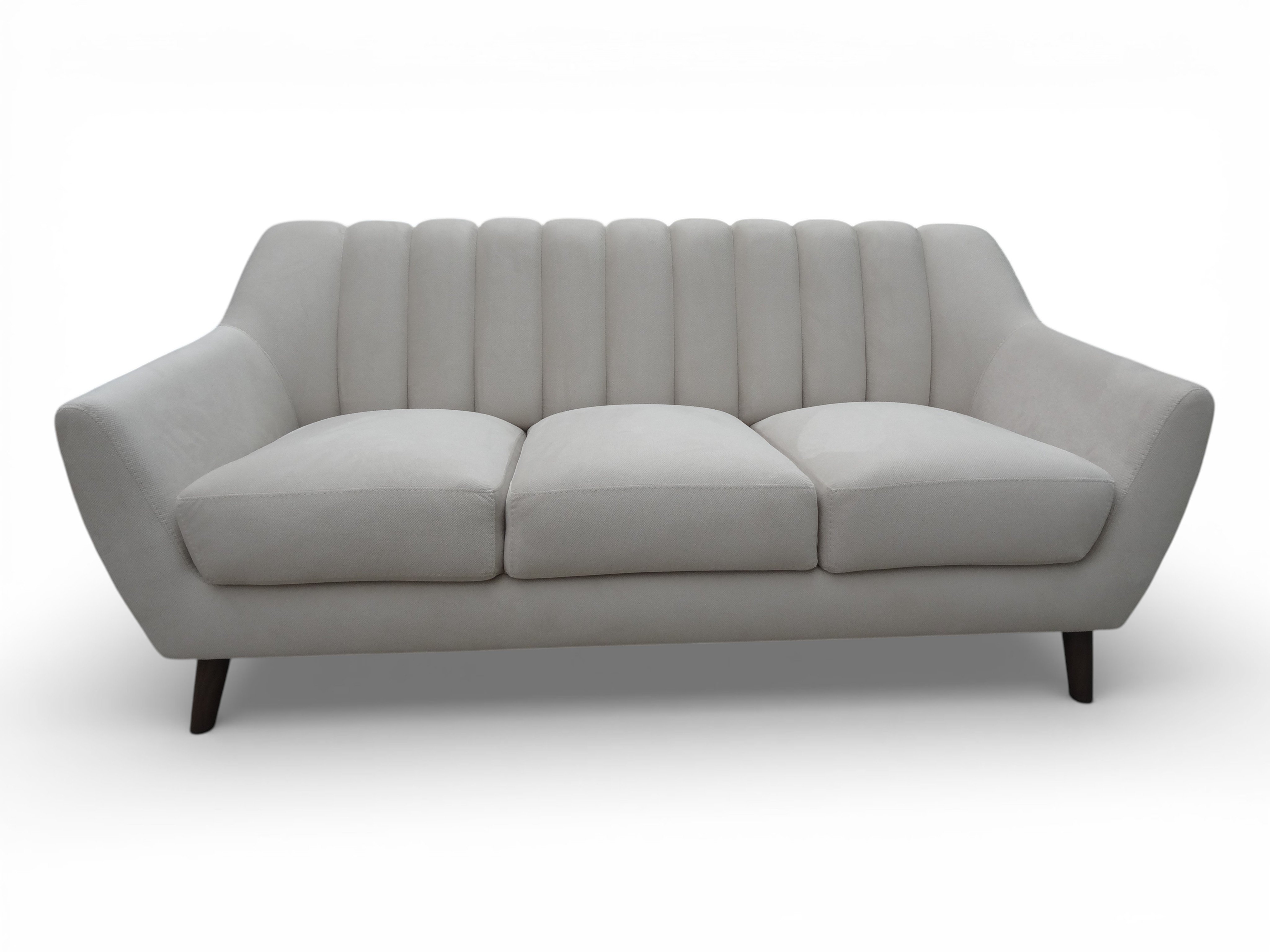 SOFA LINEA UNO MUEBLES 3 CUERPOS VALERIA MARFIL - 3