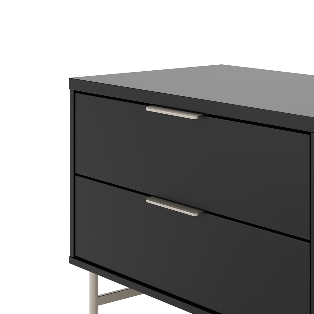 MESA DE TV YVES 1.8 NEGRO CHAMPAGNE - 4