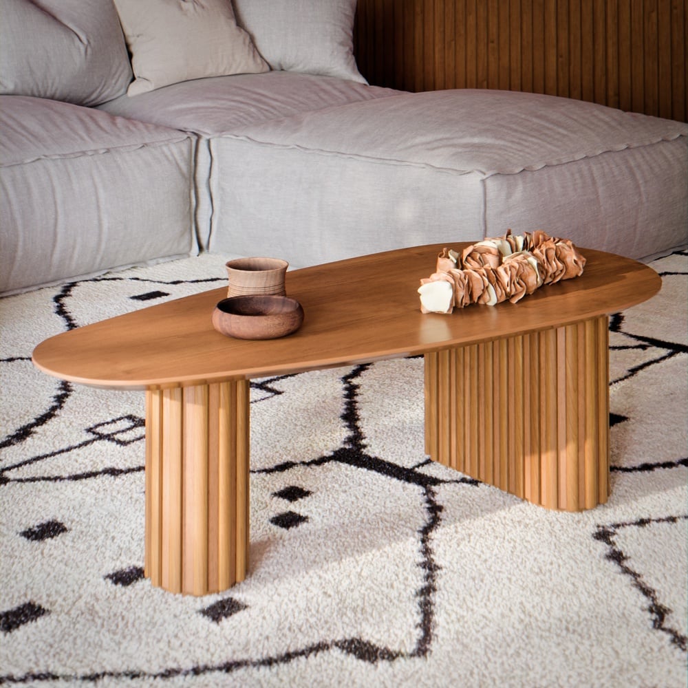 MESA DE CENTRO LIVING ORGANIC 1.2 NATURE - 1