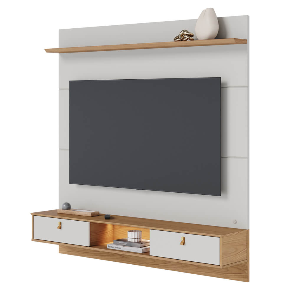 CENTRO DE ENTRETENIMIENTO DE TV PANEL GORDES OFF WHITE - 9