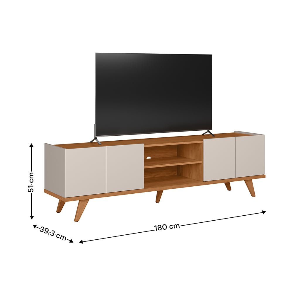 MESA DE TV CORDOBA OFF WHITE - 2