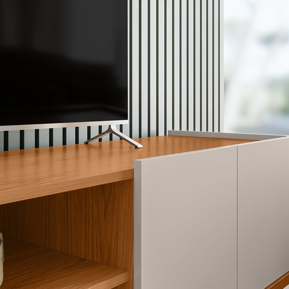 MESA DE TV CORDOBA OFF WHITE - 3