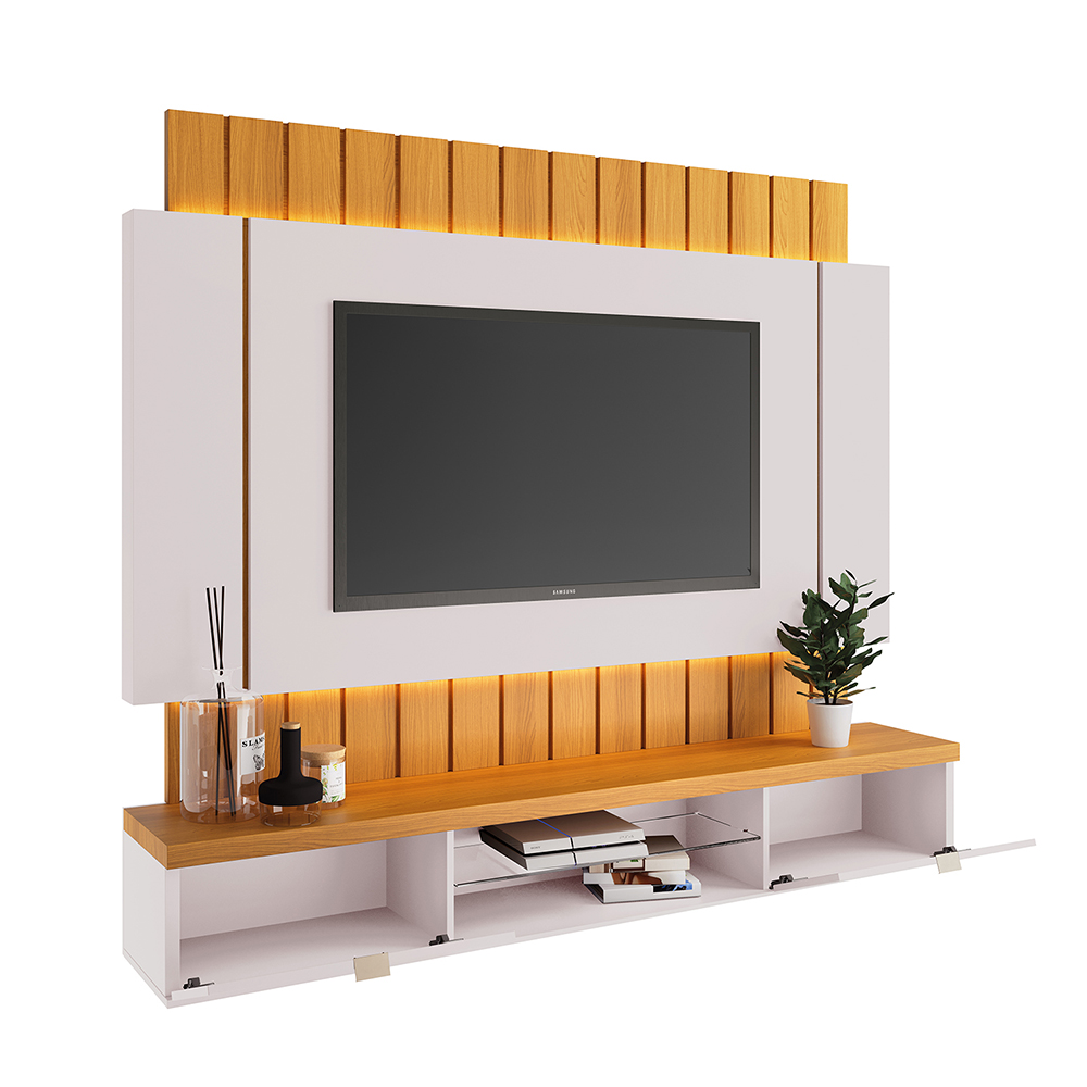 CENTRO DE ENTRETENIMIENTO DE TV PANEL BONN OFF WHITE - 8