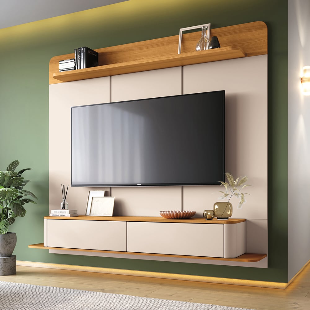 CENTRO DE ENTRETENIMIENTO DE TV PANEL BREMEN OFF WHITE - 1