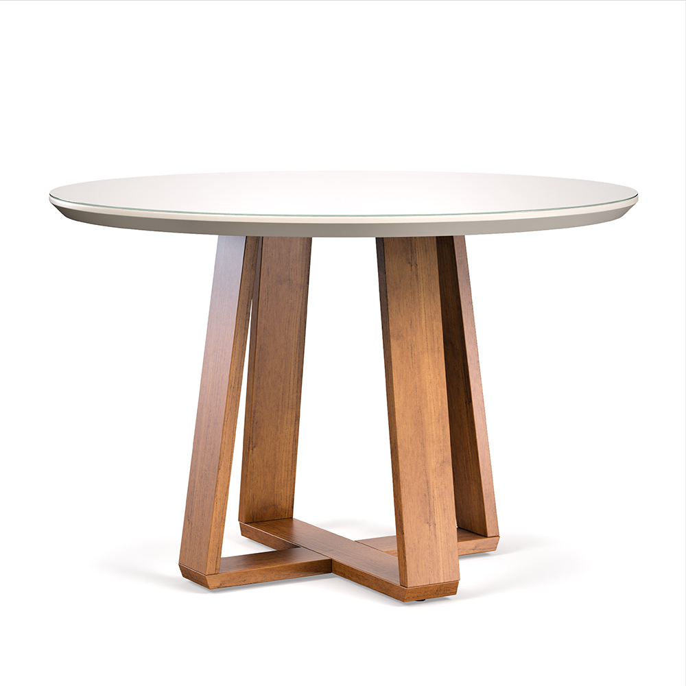 MESA DE COMEDOR WOOD 1.2 PATAS MADERA - 1