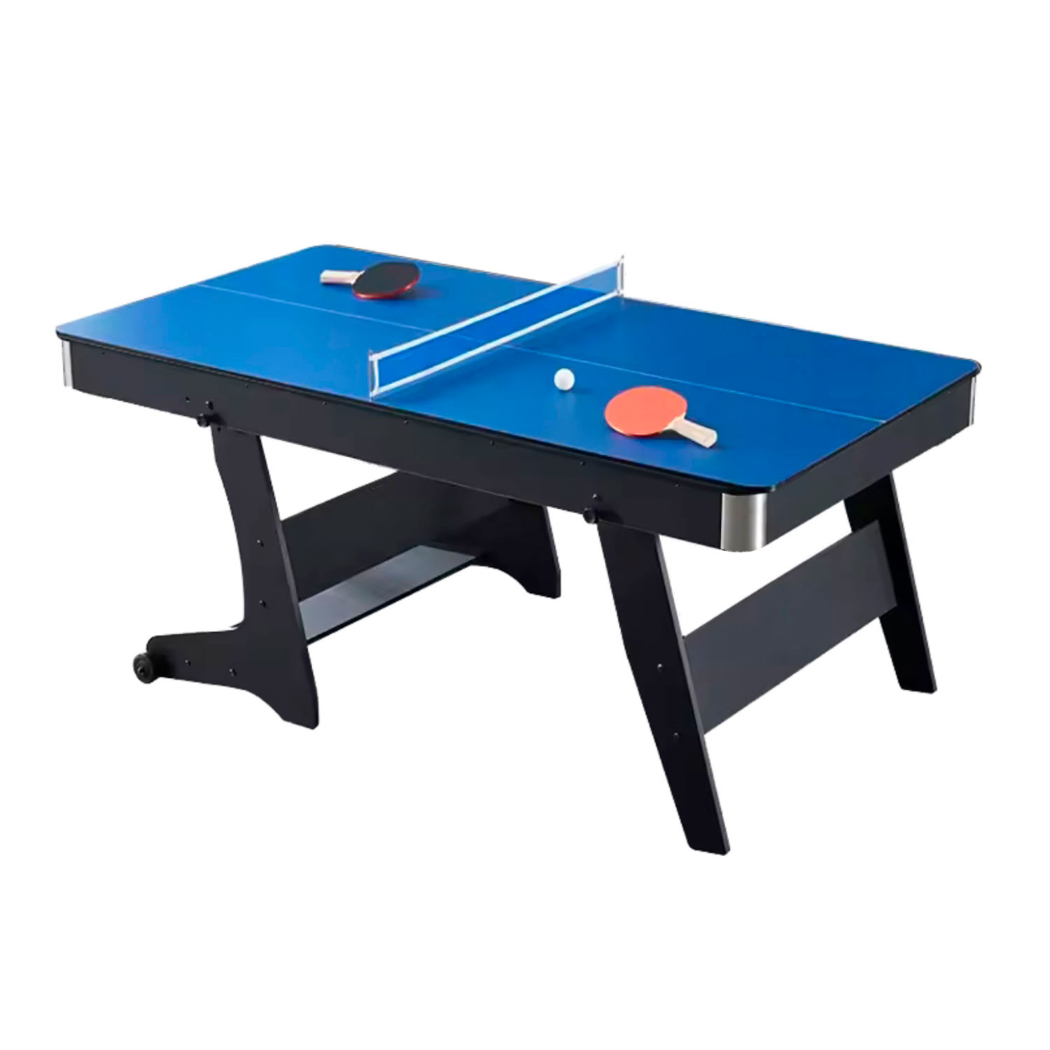MESA DE BILLAR, PING PONG, MESA DE ESTUDIO – PLEGABLE MULTIJUEGOS 3 EN 1 - 10