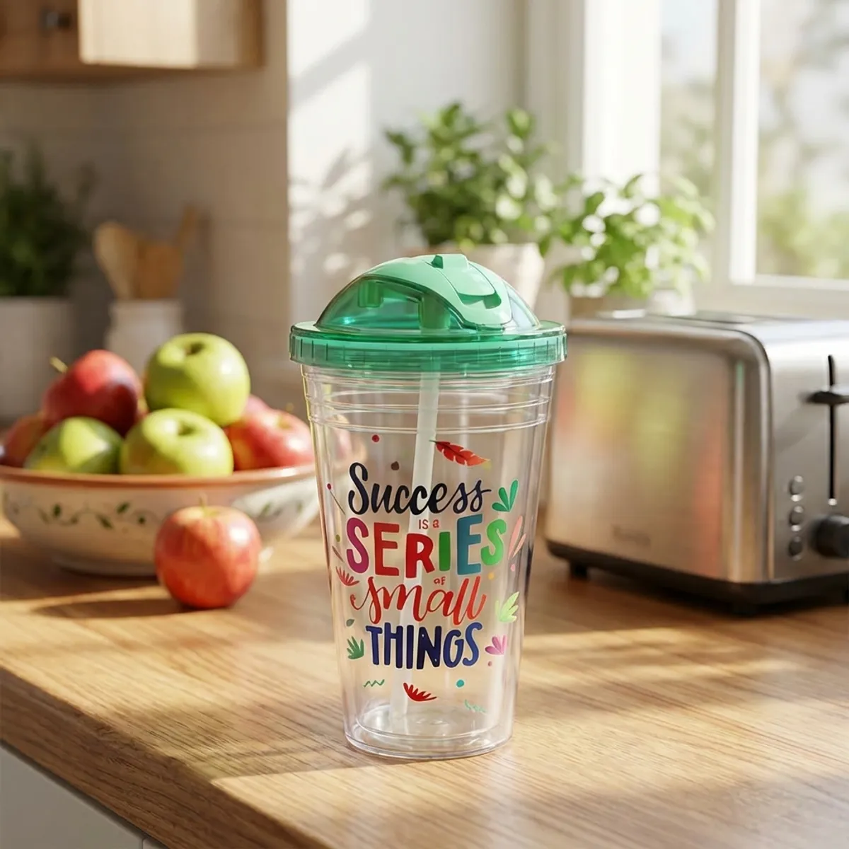 TOMATODO DGALI HOME VERDE ACRILICO TAPA FRASE - 1