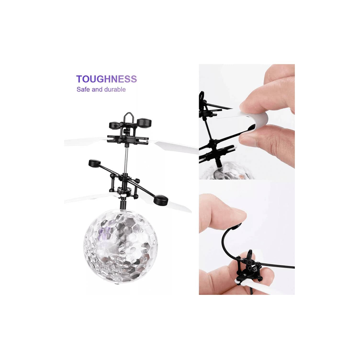 JUGUETE MINI HELICÓPTERO CON SENSOR - 2