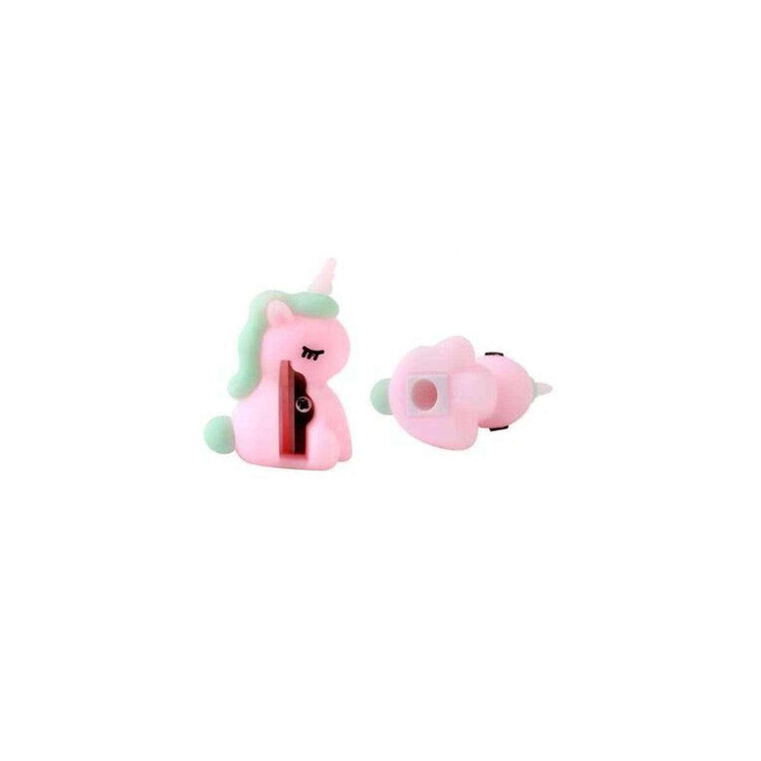 SACAPUNTAS - TAJADOR PARA LÁPICES - MODELO UNICORNIO ROSA - 1