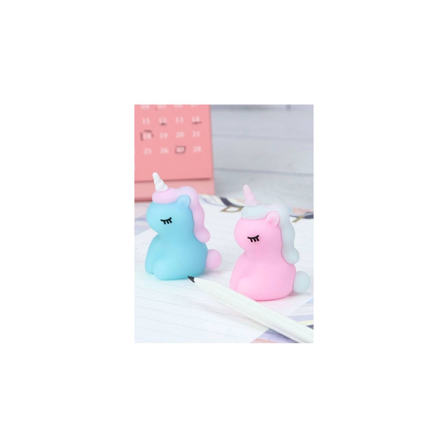 SACAPUNTAS - TAJADOR PARA LÁPICES - MODELO UNICORNIO ROSA - 3