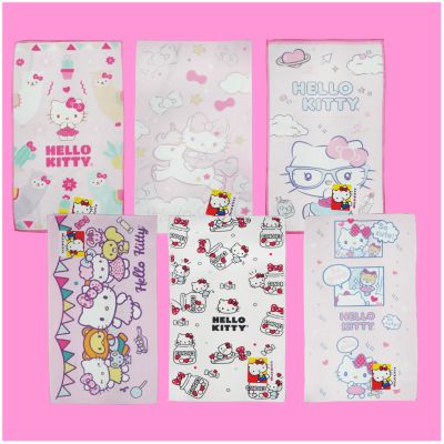 TOALLA DE MANO DE GATITA - ROSA CON LLAMAS - 2