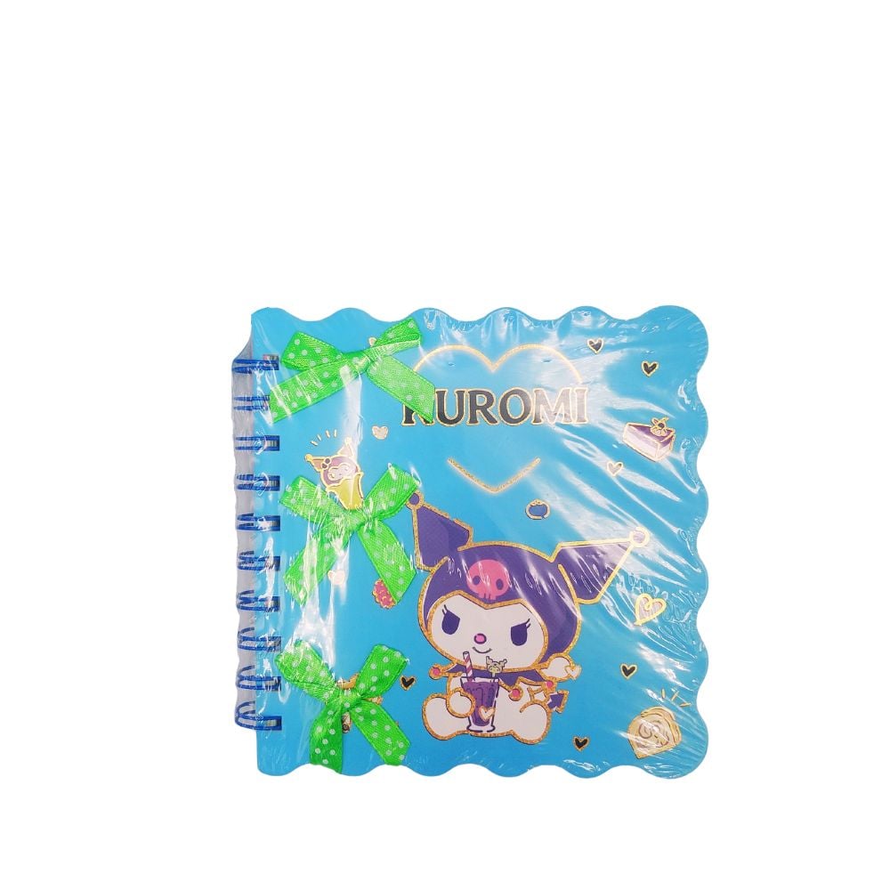 PACK LIBRETA + LAPICERO DE GATITO KAWAII CELESTE - 2