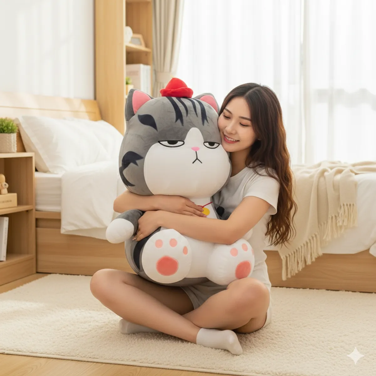 PELUCHE GATO EMPERADOR GIGANTE - 3