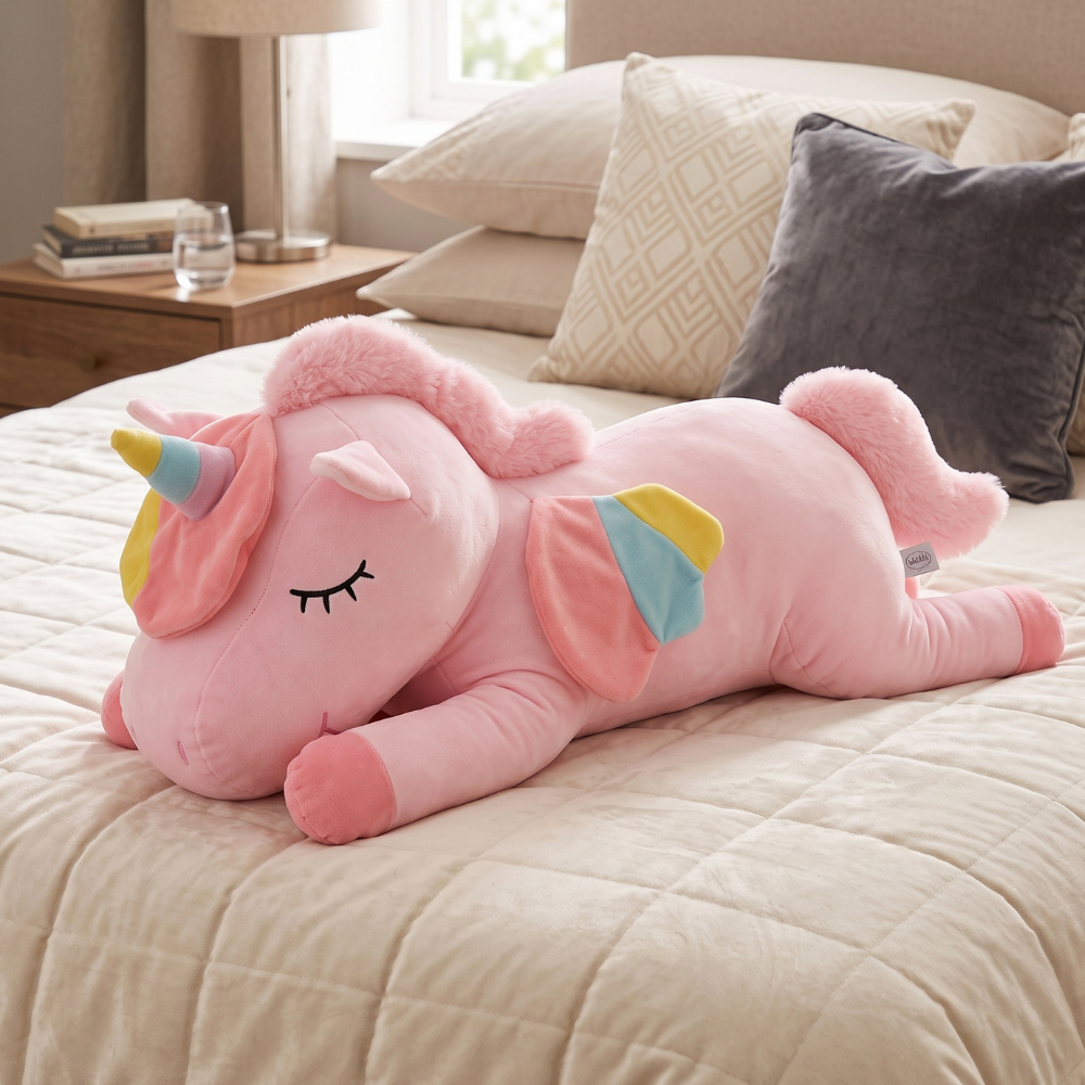 PELUCHE KAWAII UNICORNIO ROSADO - 1