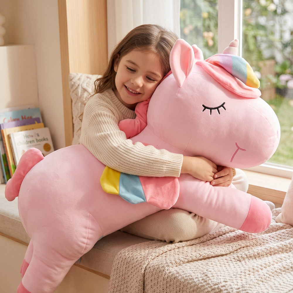 PELUCHE KAWAII UNICORNIO ROSADO - 2