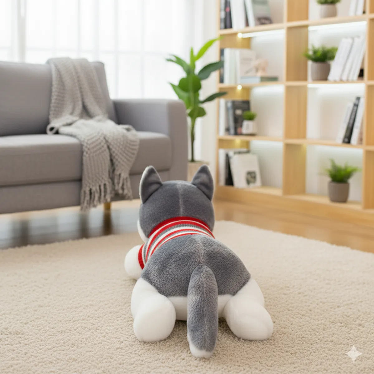 PELUCHE DE PERRO SIBERIANO MEDIANO - 3