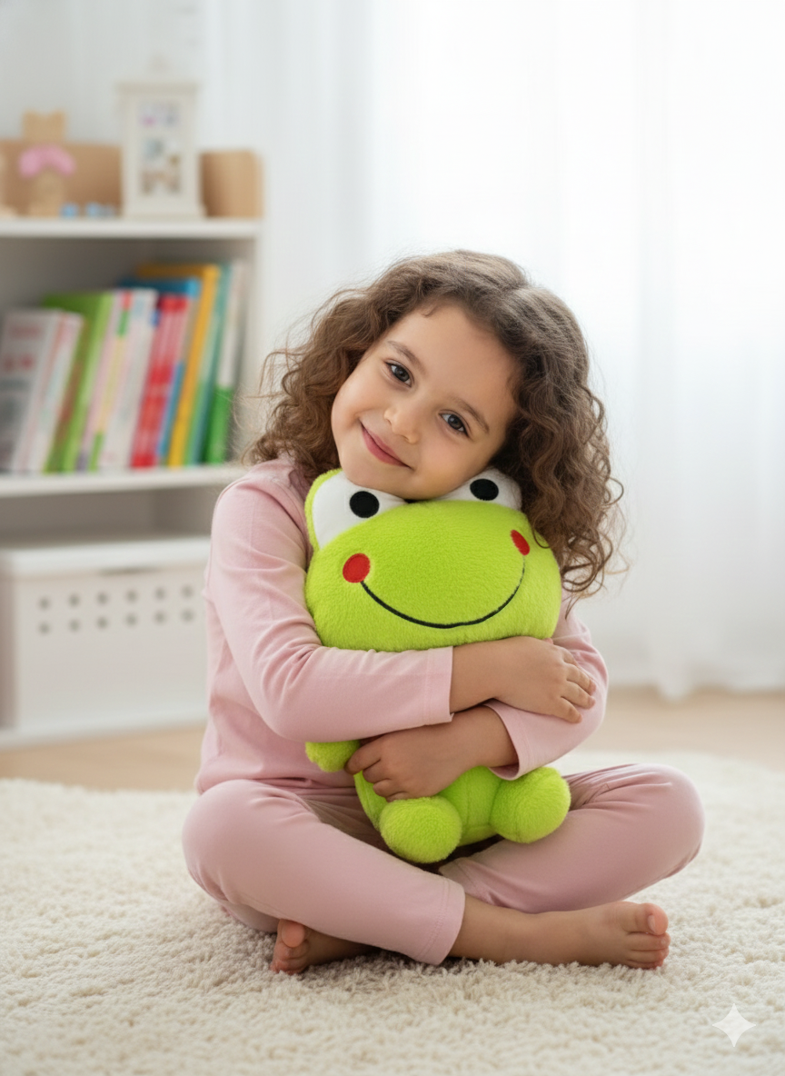 PELUCHE DE RANA VERDE - 1