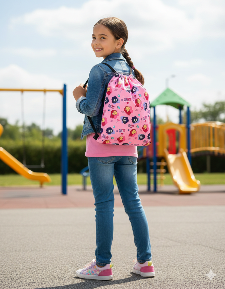 BOLSO DE ASEO ESCOLAR IMPERMEABLE DE BATMAN AZUL - 1