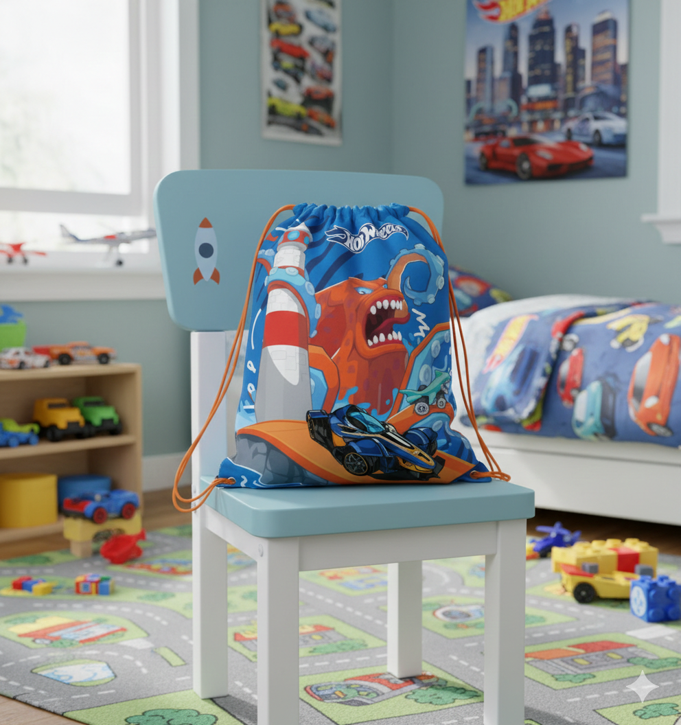 BOLSA DE ASEO ESCOLAR IMPERMEABLE CON BOLSILLO DE BLUEY AMARILLO - 2