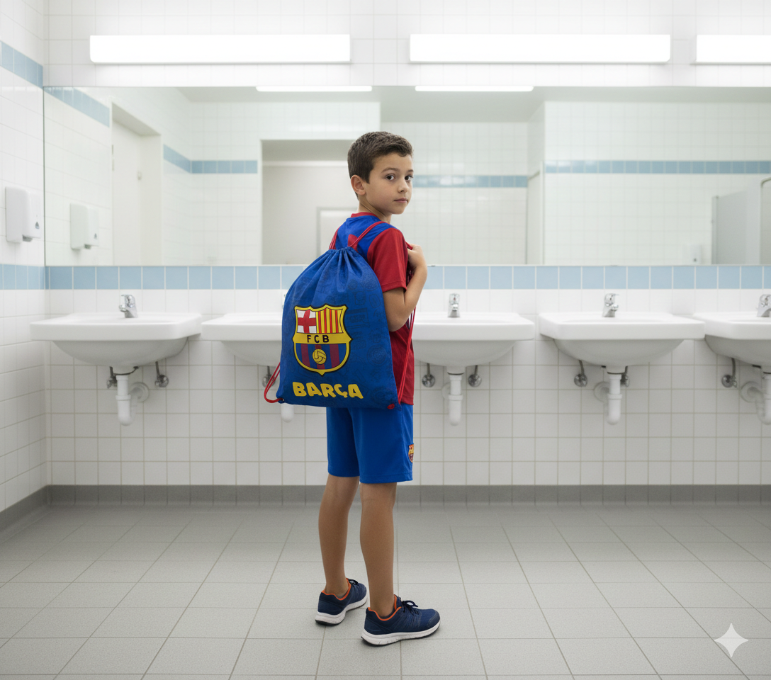 BOLSA DE ASEO ESCOLAR IMPERMEABLE CON BOLSILLO DE BLUEY AMARILLO - 3